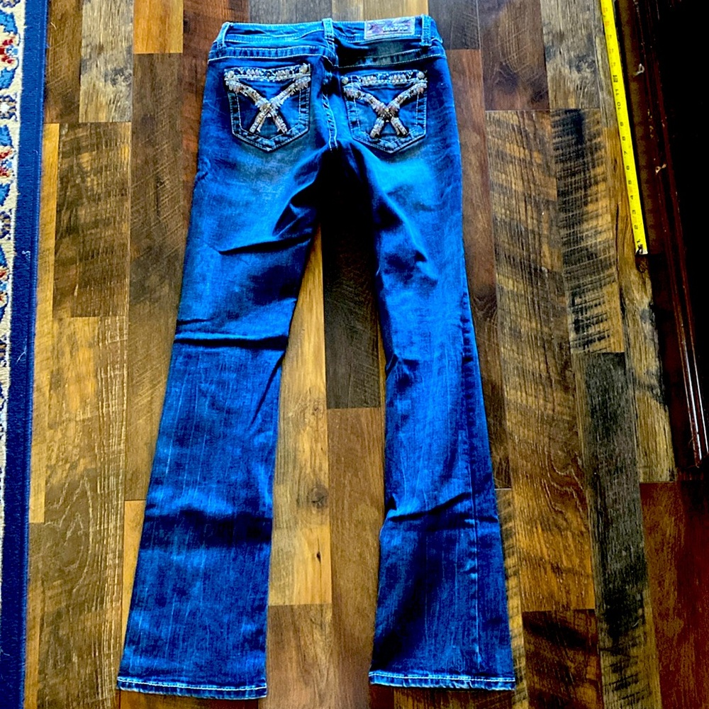 Grace in LA bootcut jeans size 27 great shape inseam measured in pics